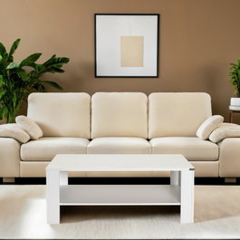 Hanah Home Mesa de Centro Blanco Diamante